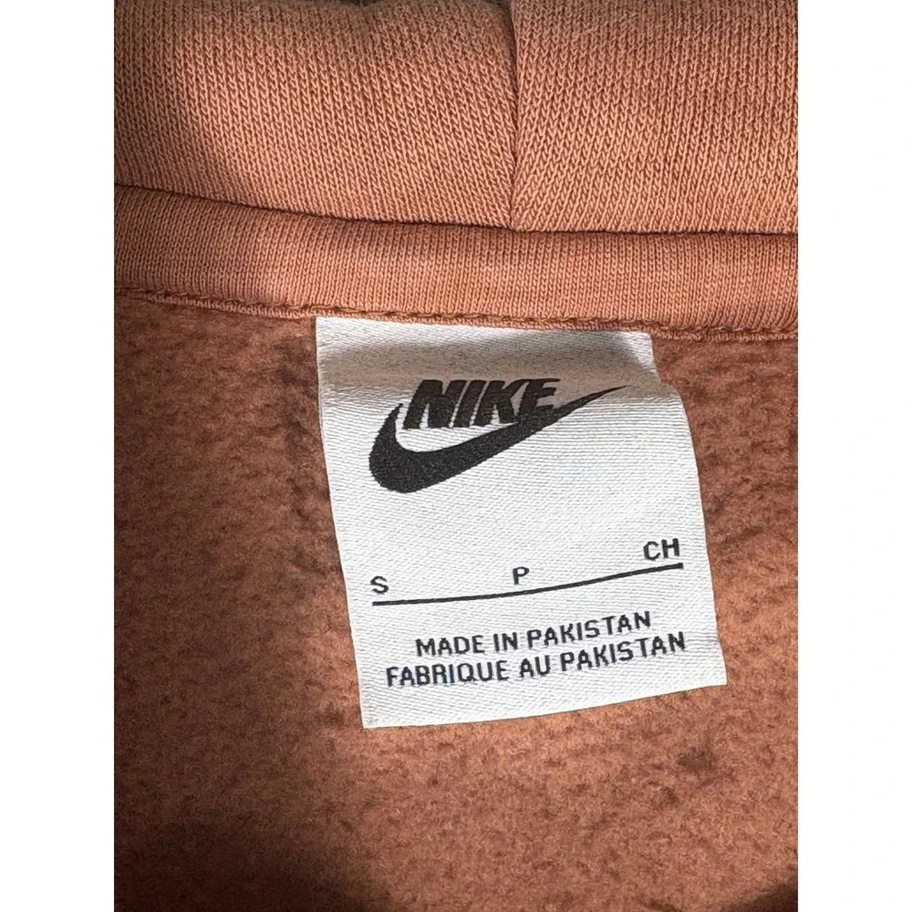 Nike Sportswear Essential Fleece Hoodie Madder Root Pink DJ7668-215 Womens Small